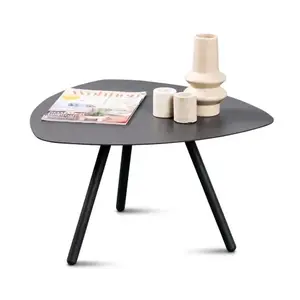 Stolík Mira, priemer 60 cm, antracitový% vyobraziť