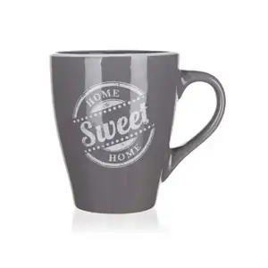 Hrnček Sweet Home 310 ml, šedý% vyobraziť