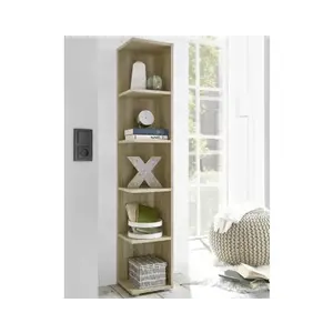 Rohový regál Corner Light, dub sonoma% vyobraziť