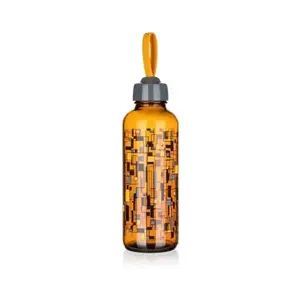 Fľaša na pitie Manon 450 ml, hnedé sklo% vyobraziť