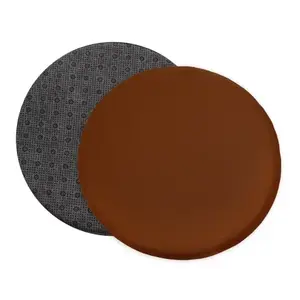 Podsedák na stoličky hnedý 38 cm, imitácia kože% vyobraziť