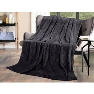 Flanelová deka Cashmere Dots 150x200 cm, čierna% vyobraziť