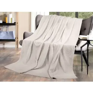 Flanelová deka Cashmere Dots 150x200 cm, piesková% vyobraziť