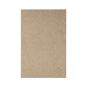Vonkajší/vnútorný koberec Kenzy 160x230 cm, prírodné kruhy% vyobraziť