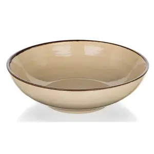 Hlboký tanier Palas 18 cm, krémový% vyobraziť