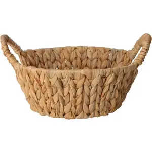 Pletený úložný košík 26x11 cm, vodný hyacint% vyobraziť