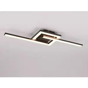 Stropné/nástenné osvetlenie LED Viale, čierna mat% vyobraziť