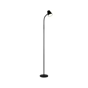 Stojaca LED lampa Pongo, čierna% vyobraziť