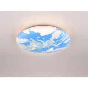 Stropné LED osvetlenie Terra 37 cm, motív Zeme% vyobraziť