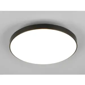 Stropné LED osvetlenie Spica 27 cm, čierne% vyobraziť
