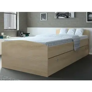 Posteľ s úložným priestorom Patrik 90x200 cm, dub sonoma% vyobraziť