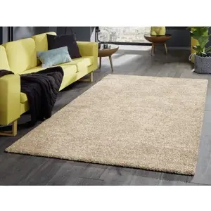 Koberec Shaggy 80x150 cm, béžový% vyobraziť