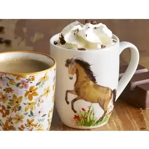 Hrnček Akvarelový kôň, 350 ml% vyobraziť