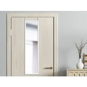 Závesné zrkadlo na dvere Bea 30x120 cm, biele% vyobraziť
