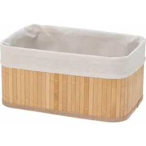 Úložný košík 24x14x12 cm, bambus% vyobraziť