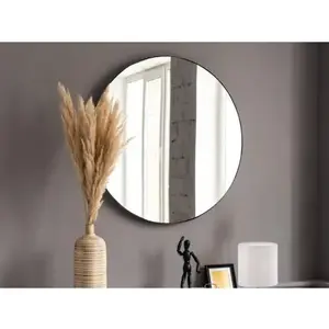 Nástenné zrkadlo Esra 50 cm, černé% vyobraziť