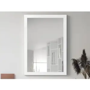 Nástenné zrkadlo Thea 48x68 cm, biele% vyobraziť