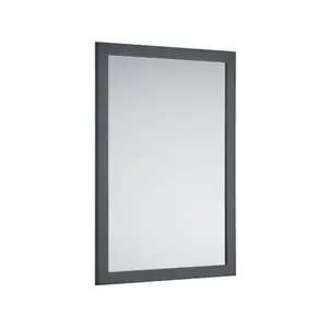 Nástenné zrkadlo Thea 48x68 cm, antracit% vyobraziť