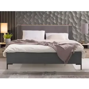 Posteľ s úložným priestorom Ancona 160x200 cm, dub estana/antracit% vyobraziť