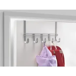 Závesná lišta na dvere Polytherm U 38 cm, strieborná mat% vyobraziť