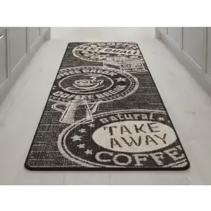 Koberec Flex 67x200 cm, coffee break% vyobraziť
