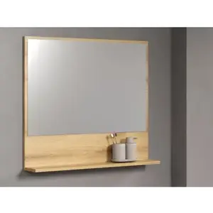 Zrkadlo s policou Pure Bliss 80 cm, dub evoke% vyobraziť