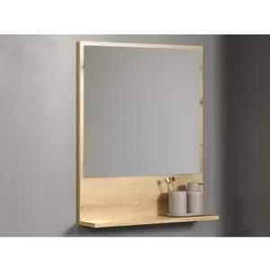 Zrkadlo s policou Pure Bliss 60 cm, dub evoke% vyobraziť