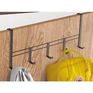 Závesná lišta na dvere Lava TouchTherm L 38 cm, čierna% vyobraziť