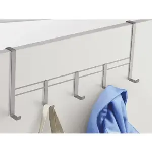 Závesná lišta na dvere Polytherm L 38 cm, strieborná mat% vyobraziť