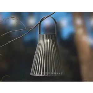 Solárny lampáš 14, 5x18, 5 cm, čierna% vyobraziť