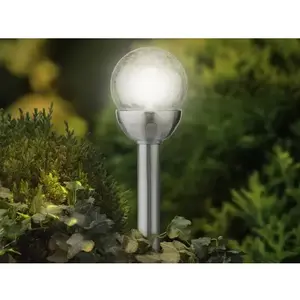 Solárna lampa Guľa 8x30 cm, efekt praskliny% vyobraziť