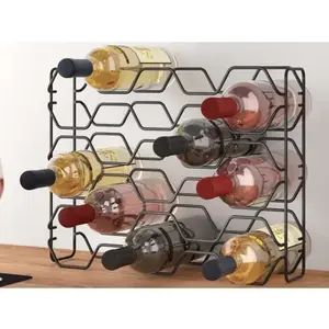 Stojan na fľaše Hexagon 15, Lava TouchTherm, čierny% vyobraziť