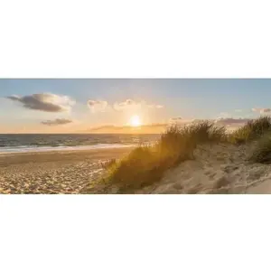 Panoramatický obraz na plátne Večer pri mori, 140x60 cm% vyobraziť