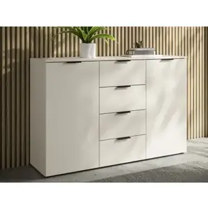 Komoda Linz 135 cm, kašmírová béžová% vyobraziť