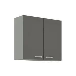 Horná kuchynská skrinka Grey 80G-72, 80 cm% vyobraziť