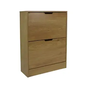 Botník Rubble, 2 dverový, dub% vyobraziť