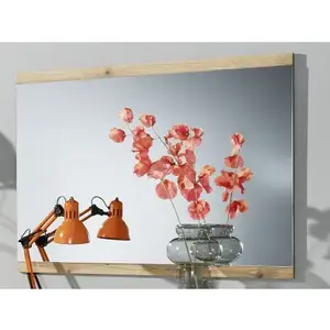 Zrkadlo na stenu Lime 102x76 cm, dub evoke% vyobraziť