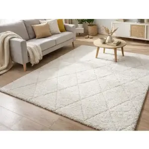 Koberec Ideal Shaggy 80x150 cm, diamant krémový% vyobraziť