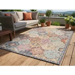Vonkajší/vnútorný koberec Salsa 160x230 cm, orientálne farebný% vyobraziť