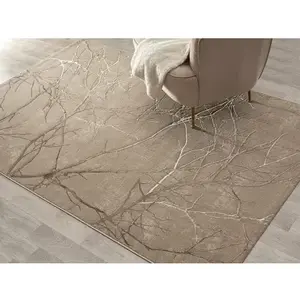 Koberec Creation 80x150 cm, béžový, motív vetvy% vyobraziť