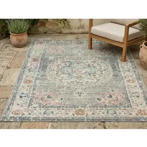 Vonkajší/vnútorný koberec Salsa 160x230 cm, orientálna šedý% vyobraziť
