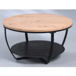 Okrúhly konferenčný stolík Palermo 80 cm, dub artisan% vyobraziť