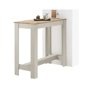 Barový stôl Modesto, béžový kašmír/dub evoke% vyobraziť