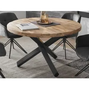 Okrúhly jedálenský stôl Ace 130 cm, masívne drevo% vyobraziť