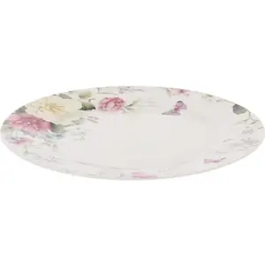 Plytký tanier Floralia 27 cm, krémový% vyobraziť