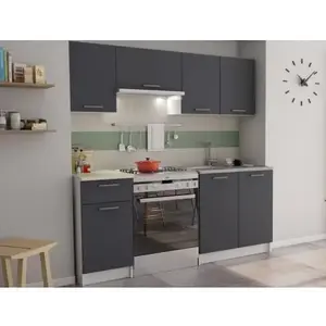 Kuchynský blok Irma, biela / grafitovo šedá% vyobraziť