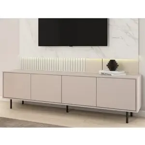 Široká TV skrinka Flax, 200 cm, béžový kašmír% vyobraziť