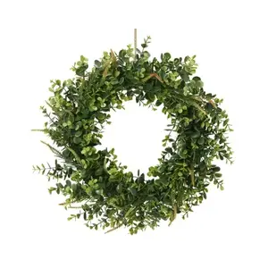 Umelý veniec Eukalyptus 40 cm, zelený% vyobraziť