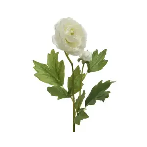 Umelá kvetina Kamélia 57 cm, krémová% vyobraziť