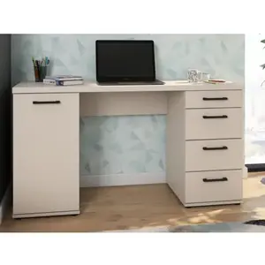 Písací stôl Walter, béžový kašmír% vyobraziť